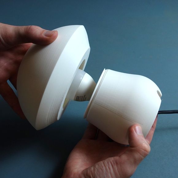 Gazzaladra Edulis Fungus Parameteric Table Lamp, Bedroom Lighting - Picture 9 of 11